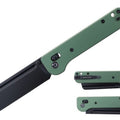 DEFCON ~ 7.5″ Pivot Lock Aluminum Folding Knife- OD Green ~ TD022GRN