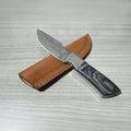 Handmade Damascus Steel Fixed Blade with Sheath
