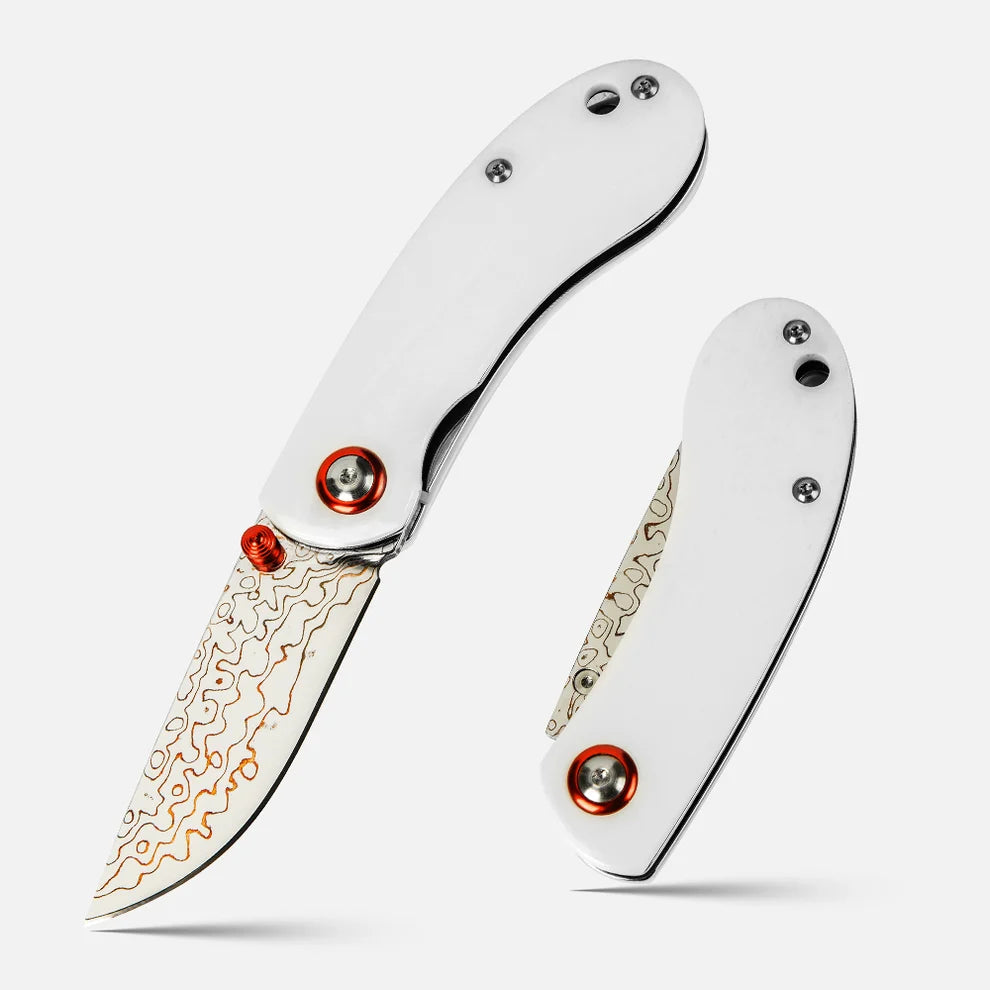 Shink Forge ~ Enamel Series ~ Exotic Damas & Dyed Ox Bone