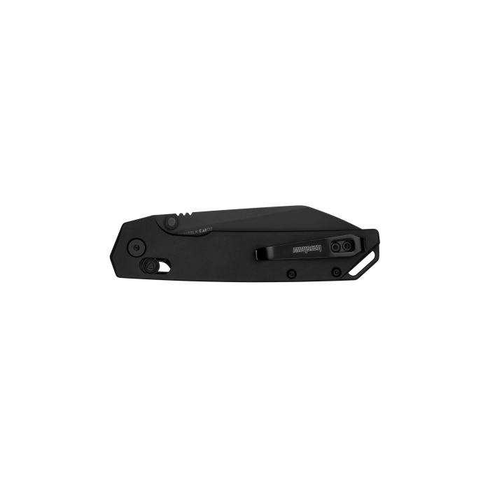 Kershaw Iridium Reverse Tanto – Black-Oxide D2 & DuraLock Blackout Armor (2038RBLK)