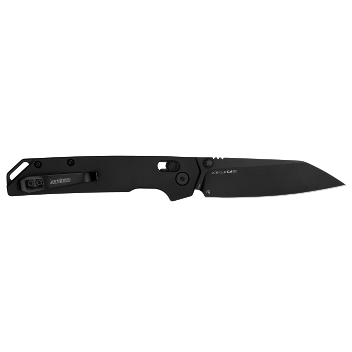Kershaw Iridium Reverse Tanto – Black-Oxide D2 & DuraLock Blackout Armor (2038RBLK)