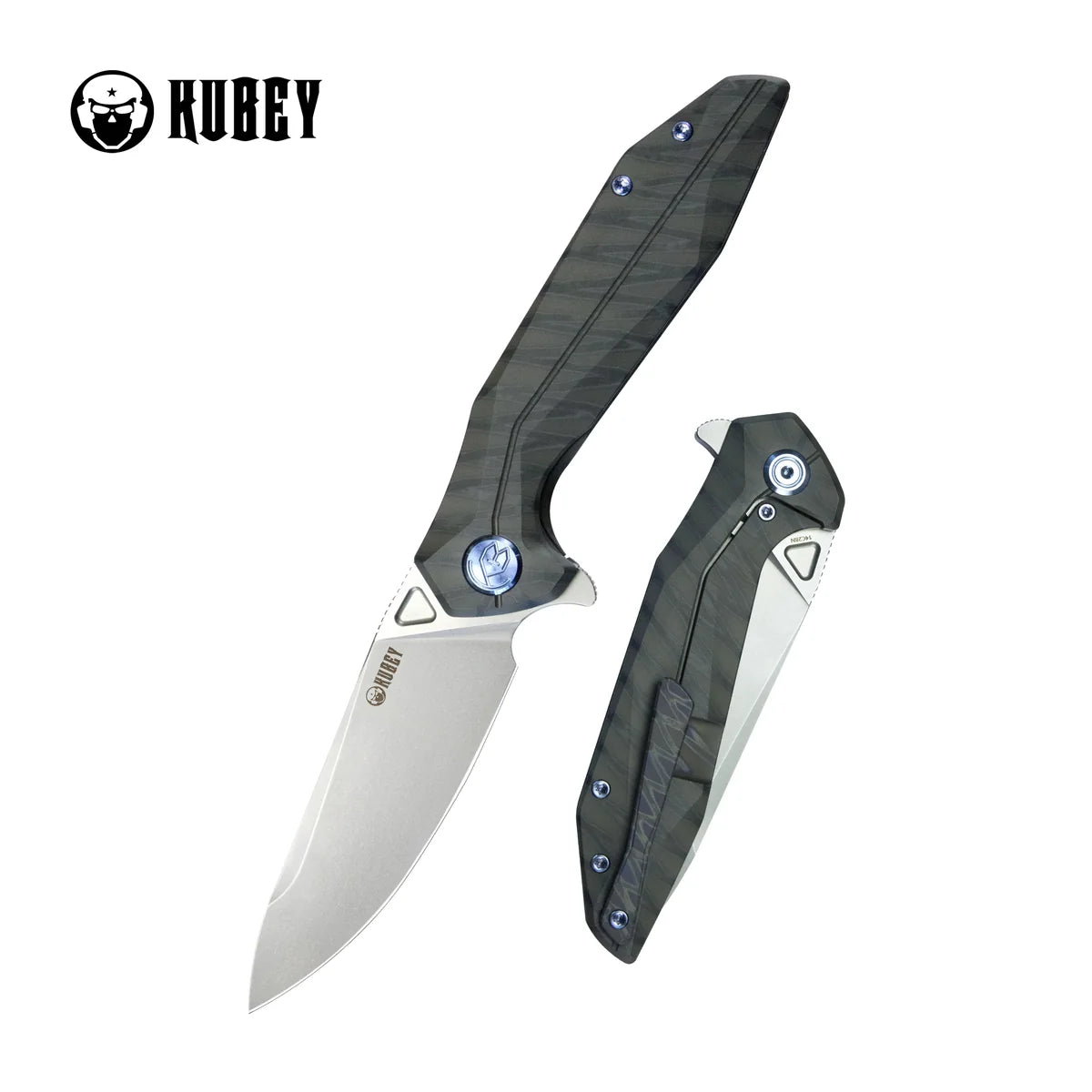 Kubey Nova Framelock (KB235): 3.66" 14C28N Steel & Titanium