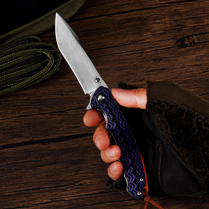 Klaken ~ Tidefall (J279): Damascus Steel & Exotic Hybrid