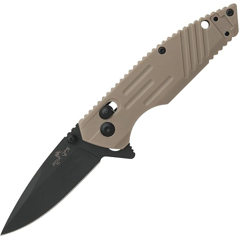 Qty 2 - Bear & Son Rancor IX OD Green/Dessert Sand 2.75in Black D2 950-OD7/DS7-B
