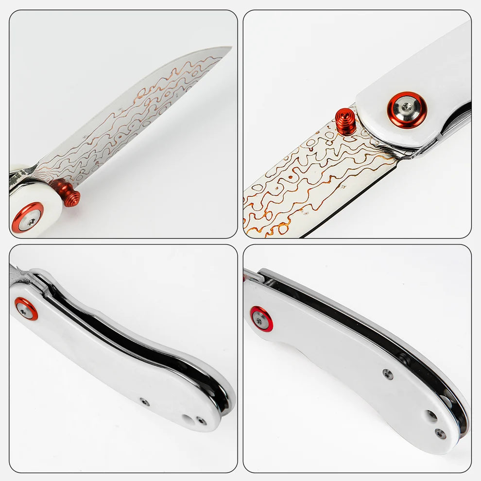 Shink Forge ~ Enamel Series ~ Exotic Damas & Dyed Ox Bone