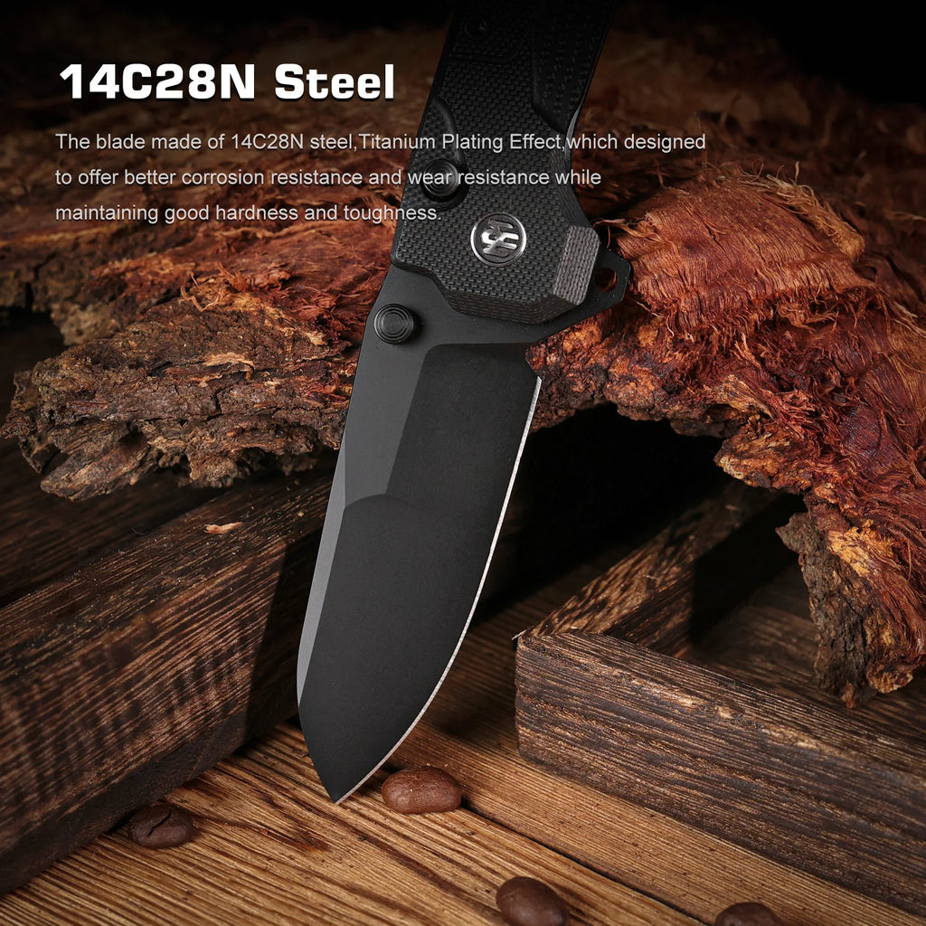 Remette RT-Cosmic: 14C28N Drop Point & Button-Liner Lock