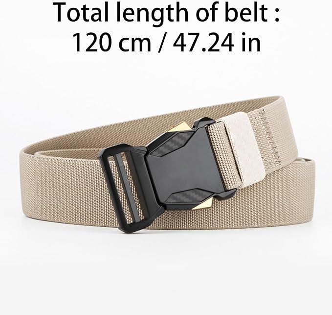 Tactical Nylon Belt for Men ~ Casual Belt ~ Quick Release ~ Outdoor Use