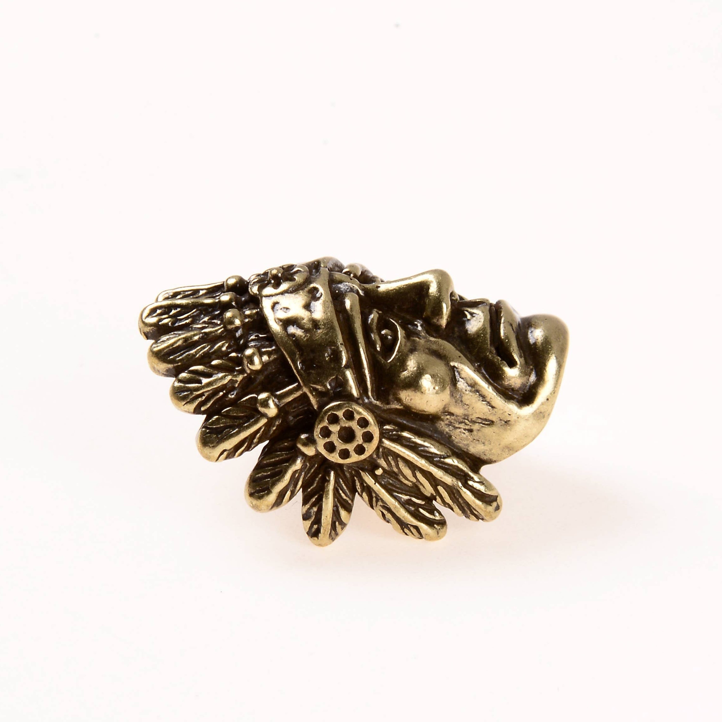 Native American Indian Head Paracord Beads