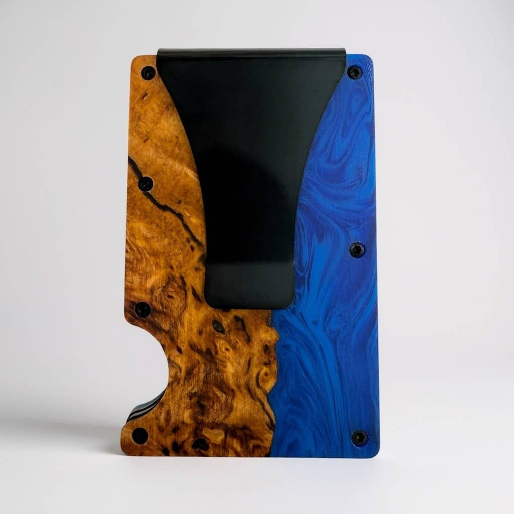 Slim Card Holder: Resin Black