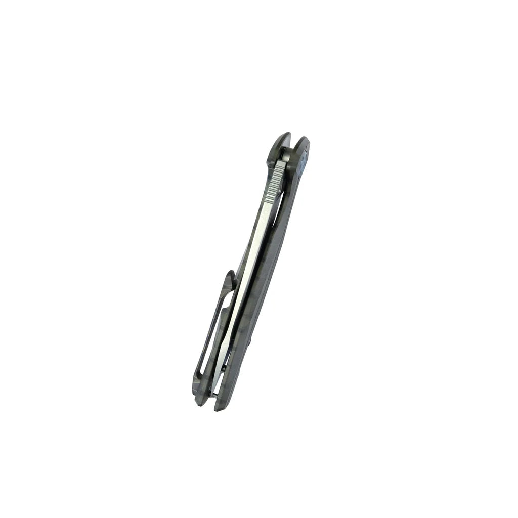Kubey Nova Framelock (KB235): 3.66" 14C28N Steel & Titanium