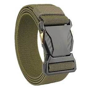 Tactical Nylon Belt for Men ~ Casual Belt ~ Quick Release ~ Outdoor Use