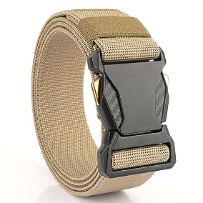 Tactical Nylon Belt for Men ~ Casual Belt ~ Quick Release ~ Outdoor Use
