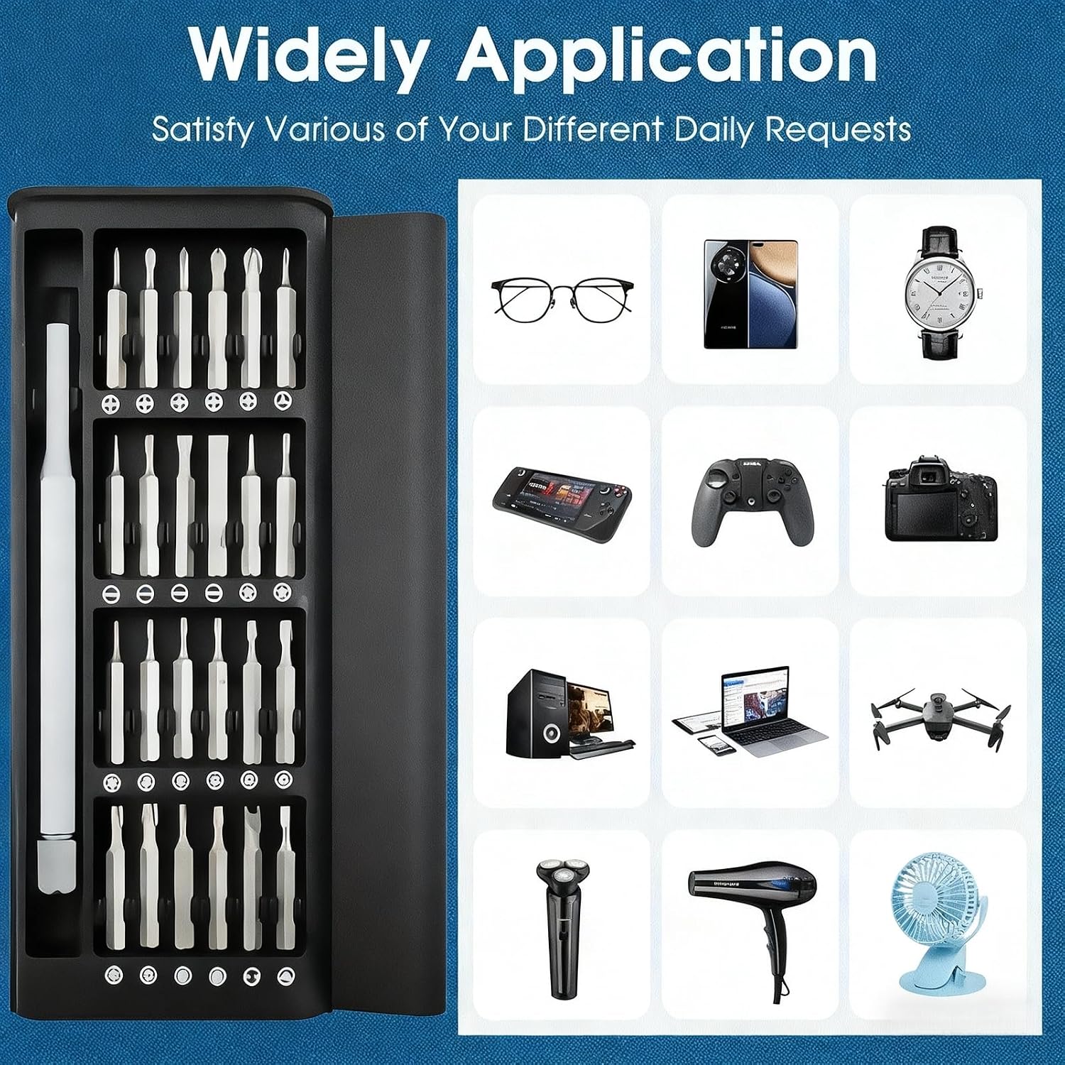 24-in-1 Precision Screwdriver Set – Small Magnetic Repair Tool Kit