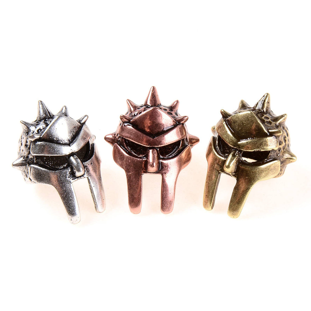 Antique Warrior Viking Helmet Paracord Bead