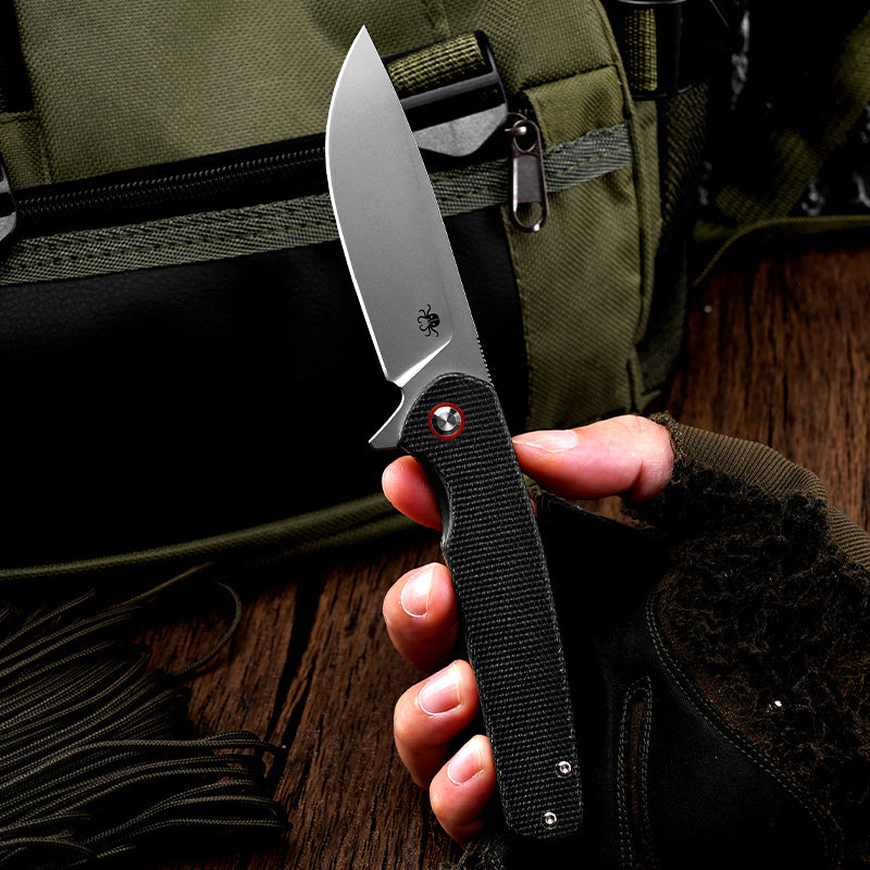 Klaken ~ Varek (J326): 3.35" D2 Steel & Micarta