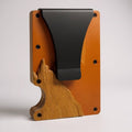 Slim Card Holder: Resin Orange