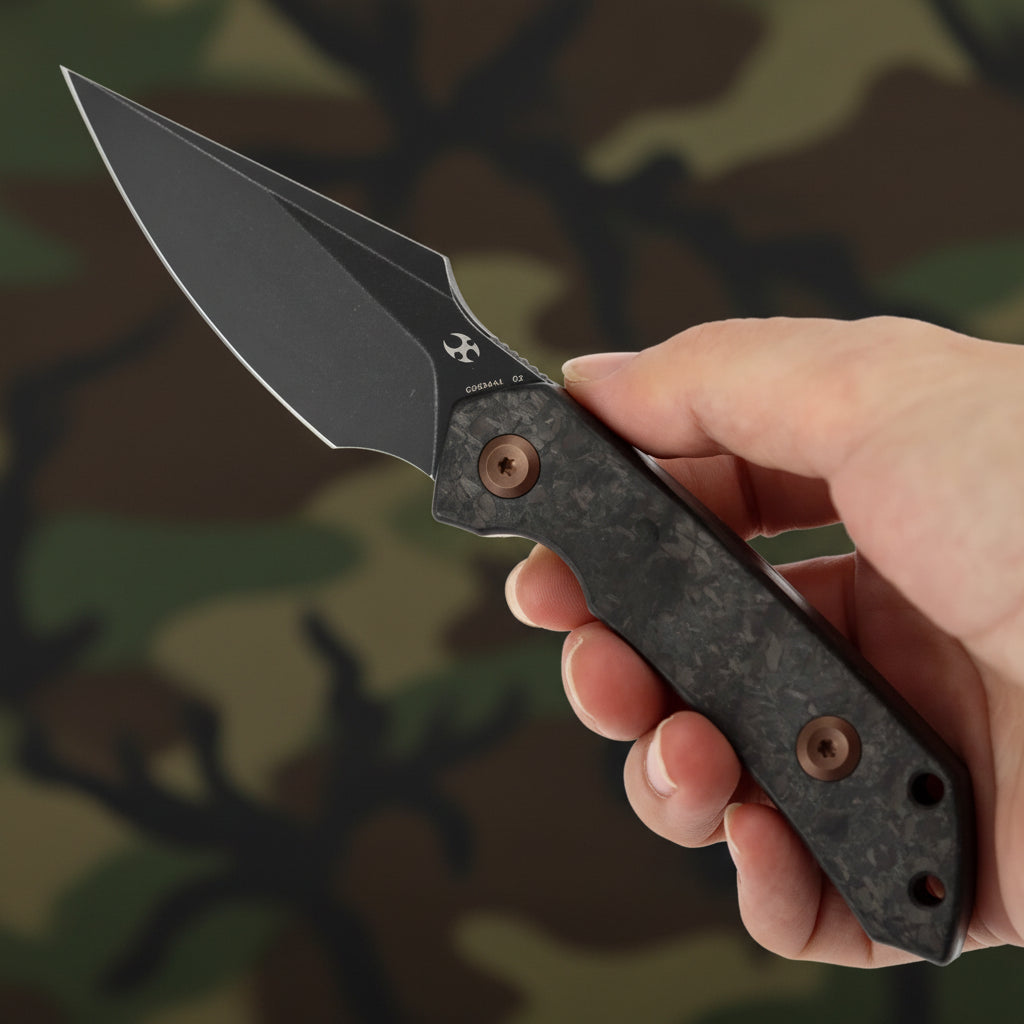 Kasept ~ Fenrir 'Fixy' ~ D2/G10/Micarta/Carbon Fiber