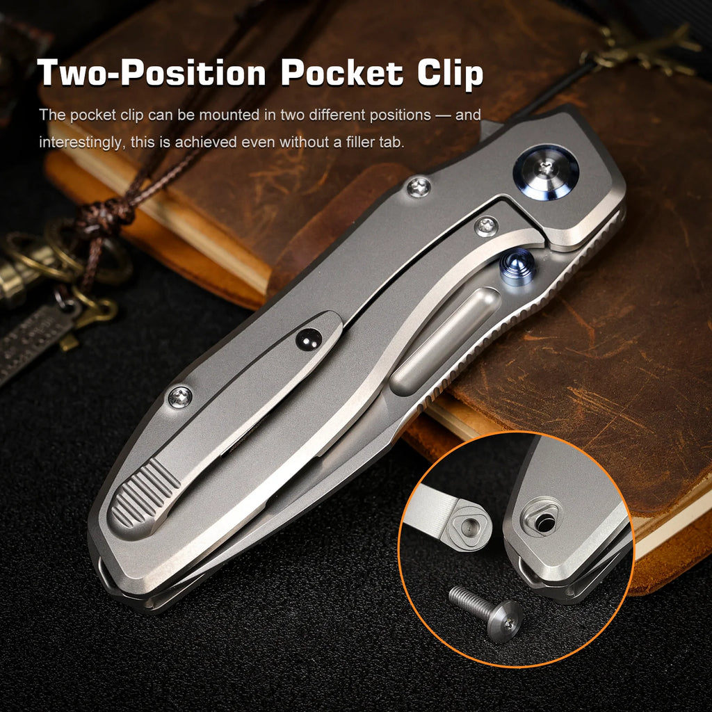 Remette ~ RT-TwoFace ~ Custom 1 of 1 M390/Purple Anodized Ti