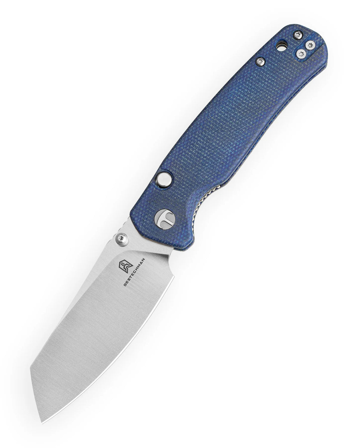 Bestechman Cicada's Wing ~ Button-Actuated Liner Lock Series: 3.15" High-Cobalt Steel