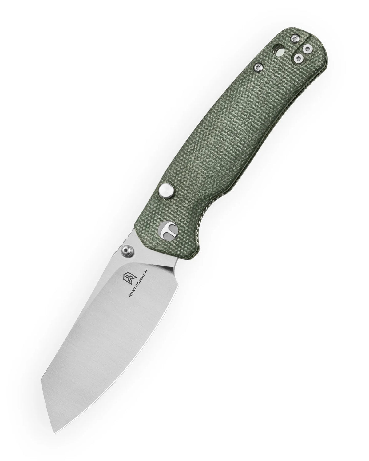 Bestechman Cicada's Wing ~ Button-Actuated Liner Lock Series: 3.15" High-Cobalt Steel