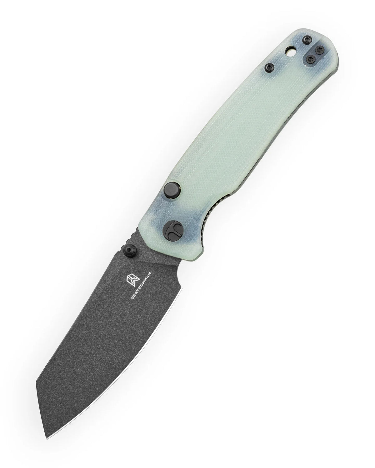 Bestechman Cicada's Wing ~ Button-Actuated Liner Lock Series: 3.15" High-Cobalt Steel