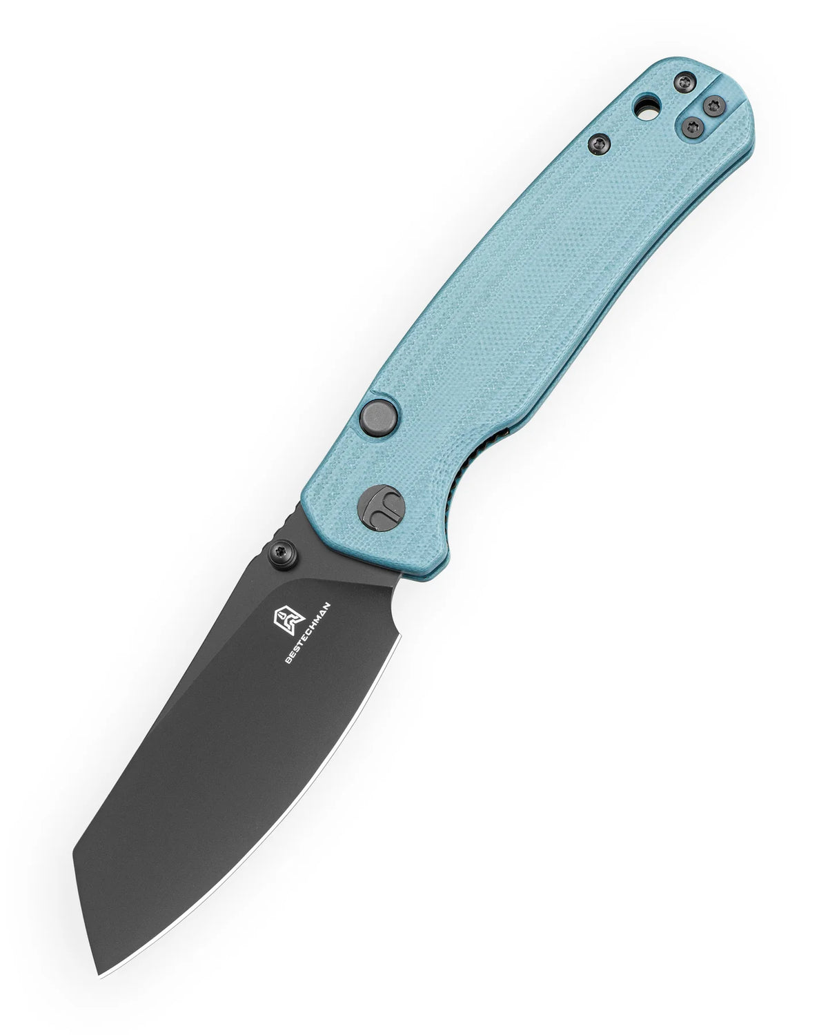 Bestechman Cicada's Wing ~ Button-Actuated Liner Lock Series: 3.15" High-Cobalt Steel
