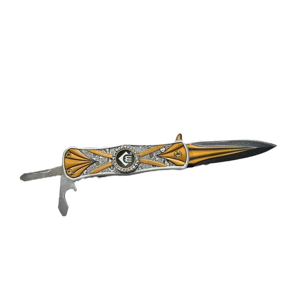 Chongming ~ EDC Fidget Spinner Knife ~ 440C/Ti