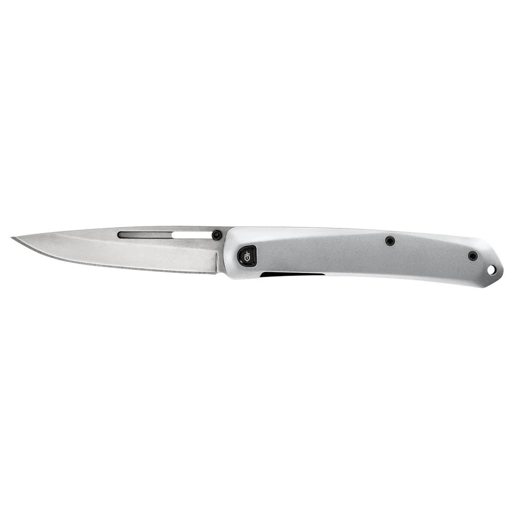 Gerber Affinity Frame Lock: 3.7" Drop-Point Steel & Machined Aluminum