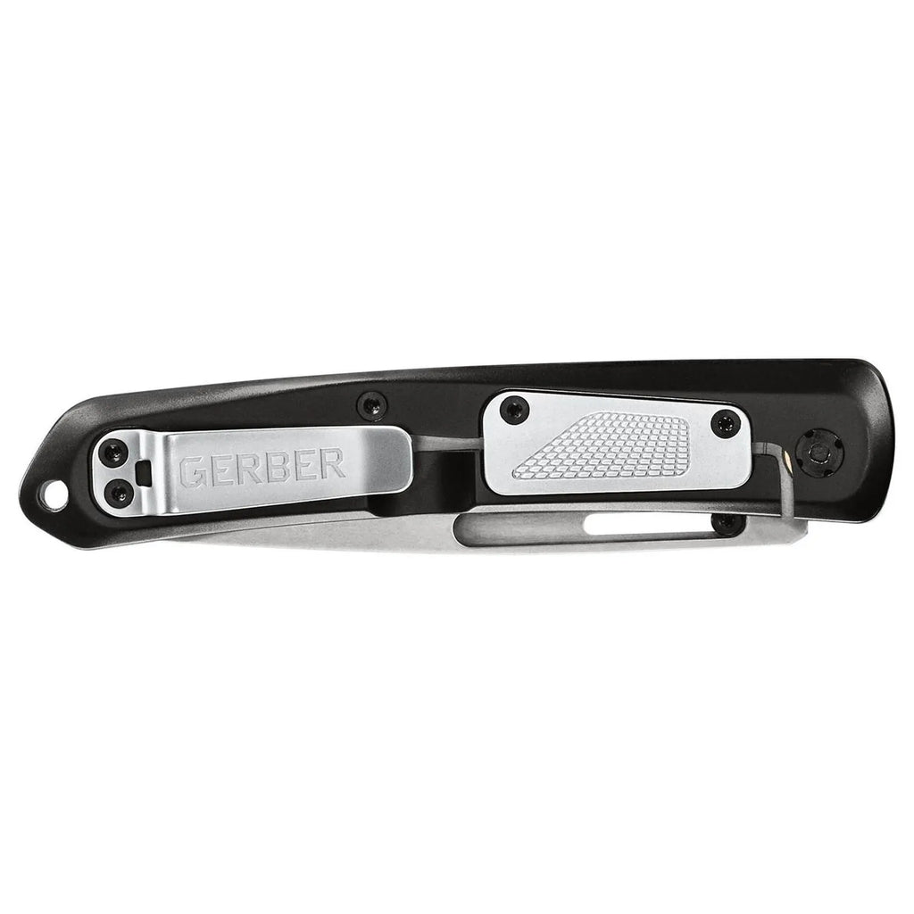 Gerber Affinity Frame Lock: 3.7" Drop-Point Steel & Machined Aluminum
