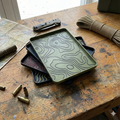 The "Land Nav" Topo EDC Dump Tray (7" x 4.5")