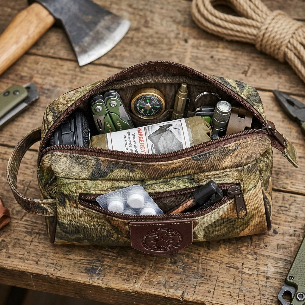 AA&E Leathercraft ~ Framed Kit Advantage Timber ~ NRA Patched