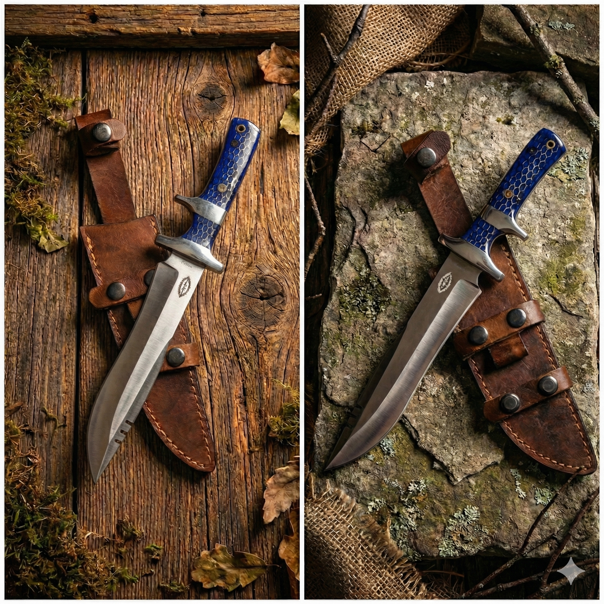 CFK™ ~ Custom Forged Knives ~ Handmade 10" Hunting Blade