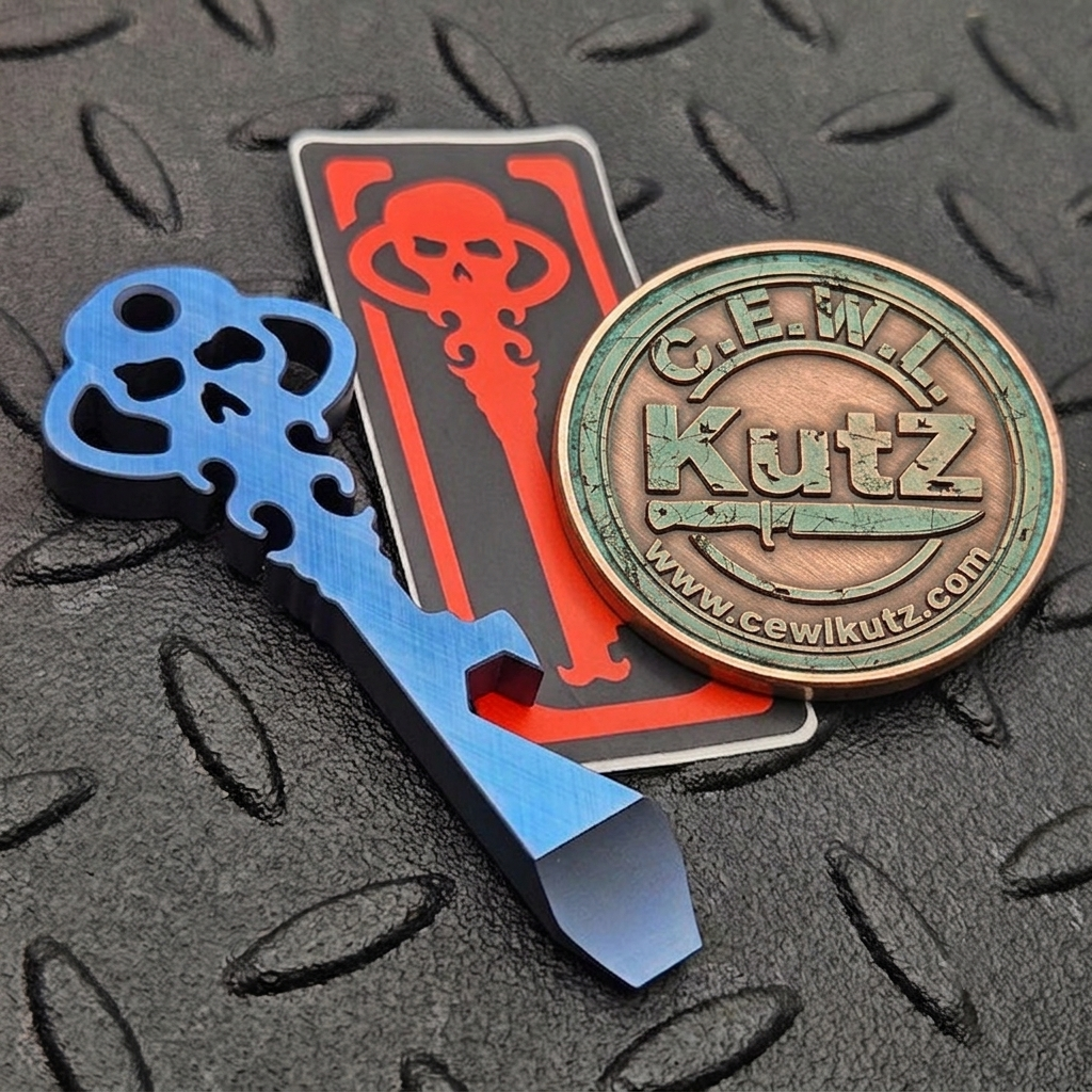 Chavez ~ Skeleton Key Pry Bar ~ BlueTi
