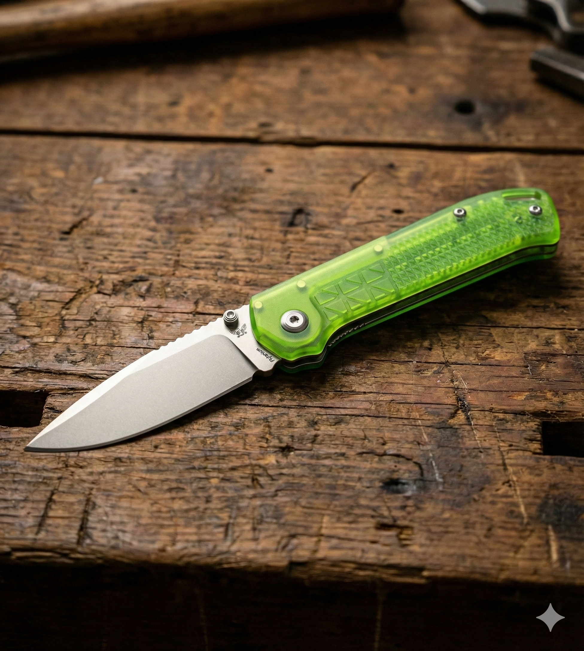 Flytanium ~ Arcade Lite ~ Demko Shark-Lock Knife ~ Digital Green ~ FLY-1395GS