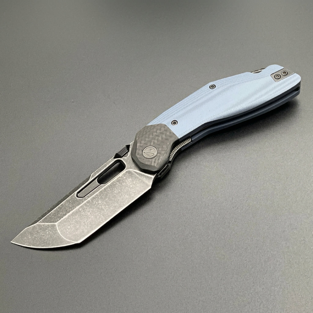 Ketuo Yakuza G-10 V2: 14C28N Carbon Fiber & G-10