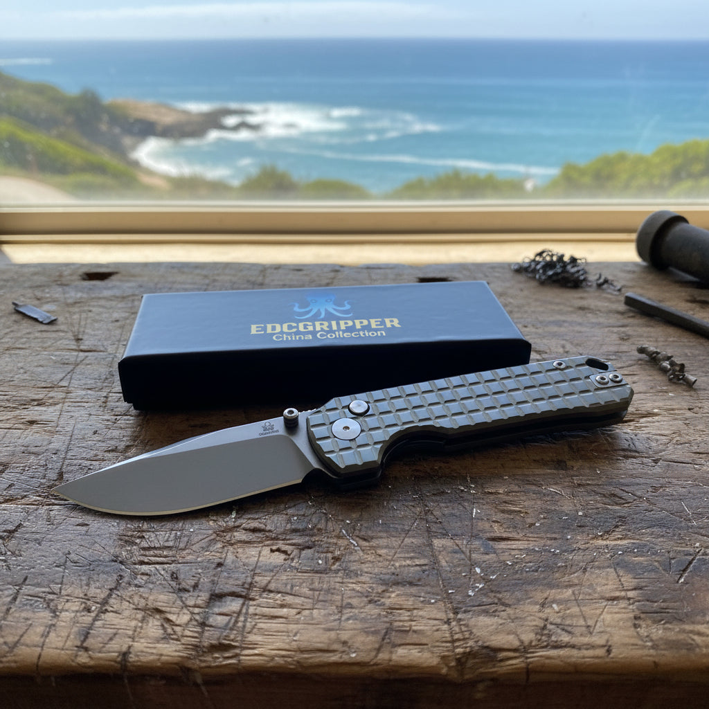 Tassie ~ EDC Gripper Exclusive ~ VG10/Frag Ti