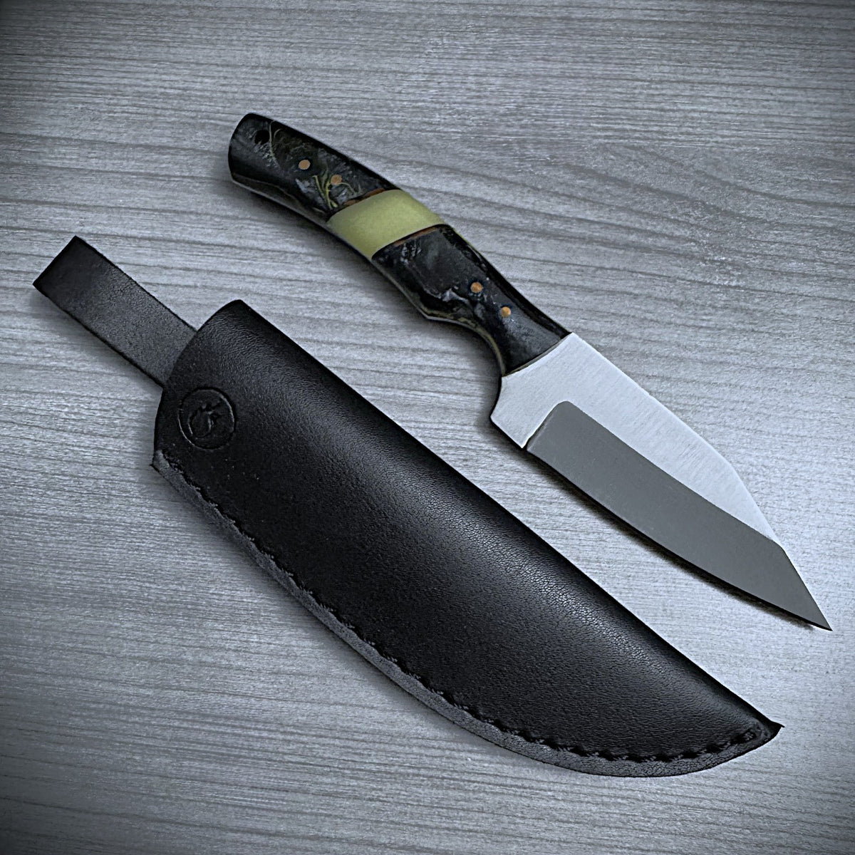 RSR Knives ~ Hand-forged Damascus ~ Ram Horn/Bone/Resin Options