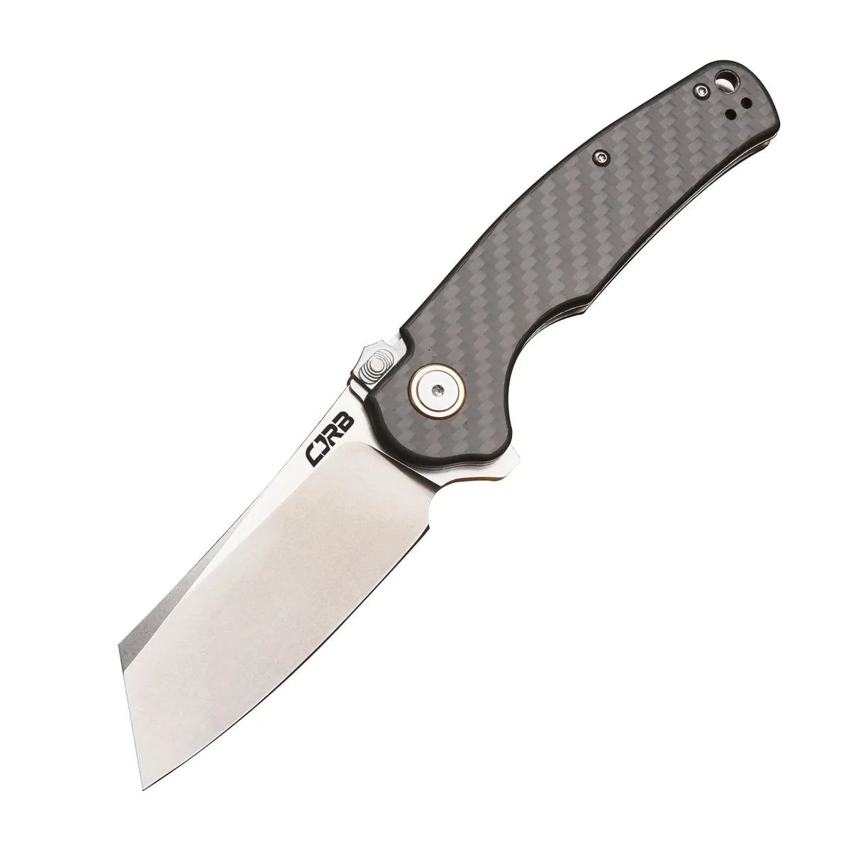 CJRB ~ Crag ~ Liner Lock Knife Carbon Fiber (3.5" AR-RPM9 Stonewash)