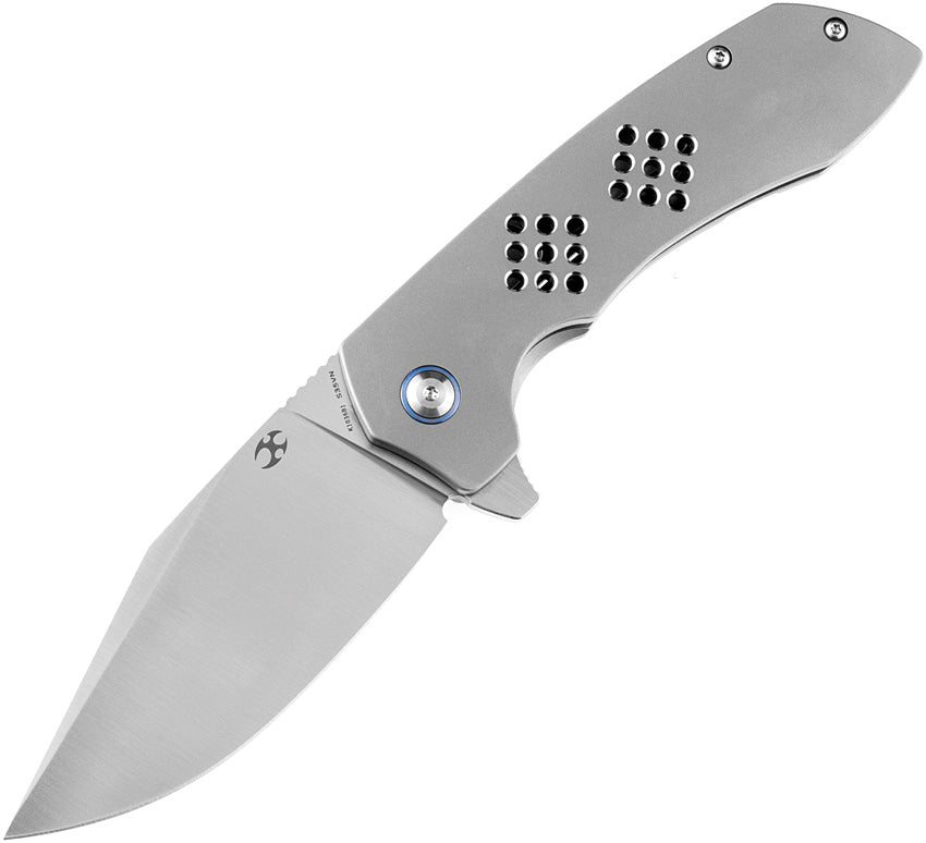 Kansept Entity Framelock Series: CPM-S35VN & Titanium