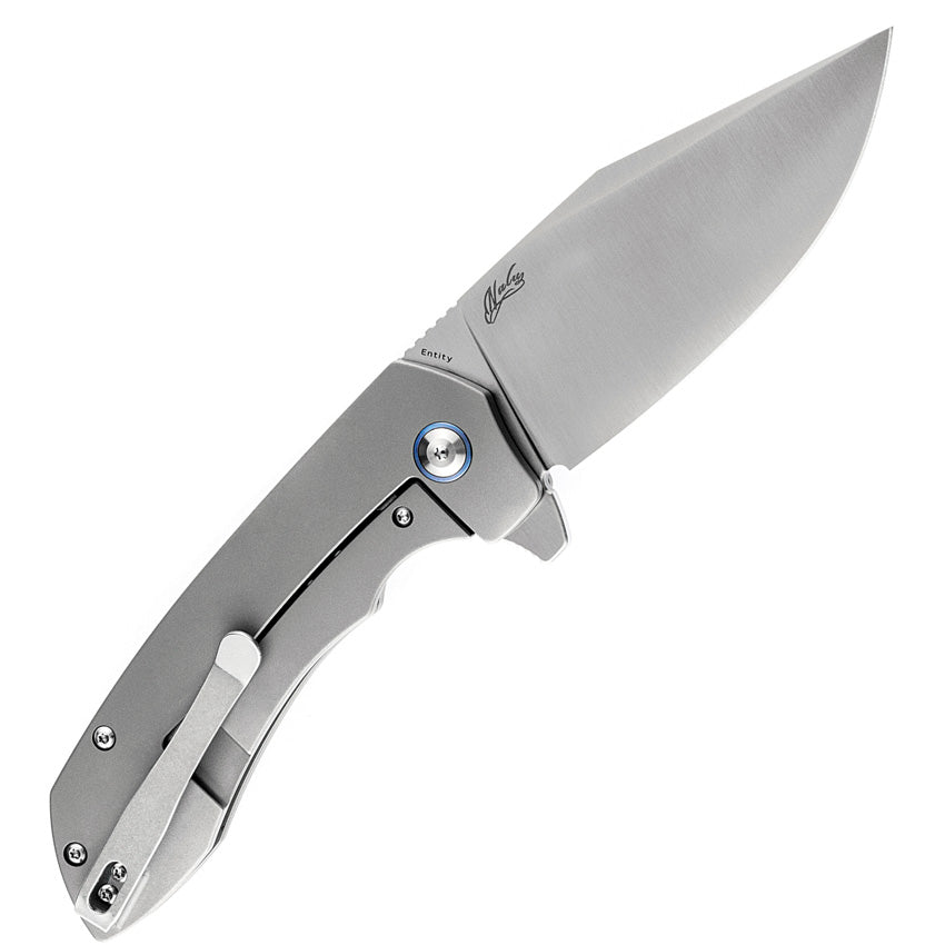 Kansept Entity Framelock Series: CPM-S35VN & Titanium