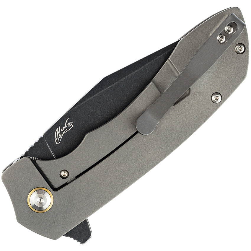 Kansept Entity Framelock Series: CPM-S35VN & Titanium