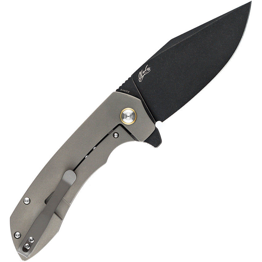 Kansept Entity Framelock Series: CPM-S35VN & Titanium