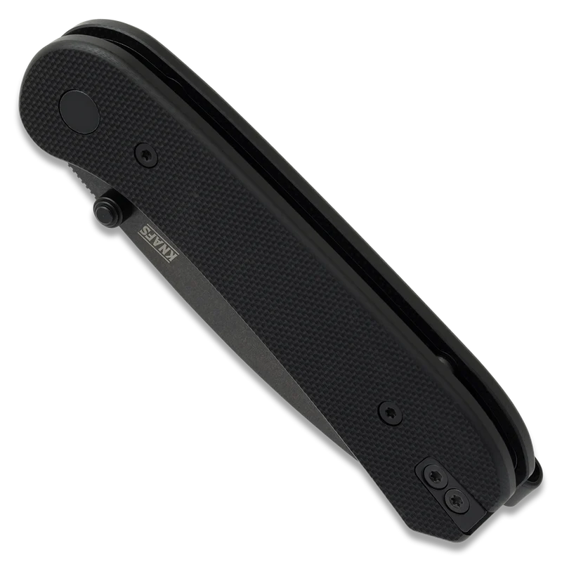 Knafs Lander 1 Folder – Stonewash D2 & Fast-Swap Black G10 (KNAFS-00066)