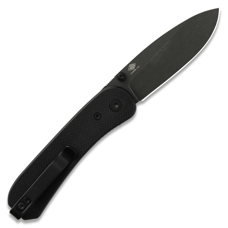 Knafs Lander 1 Folder – Stonewash D2 & Fast-Swap Black G10 (KNAFS-00066)