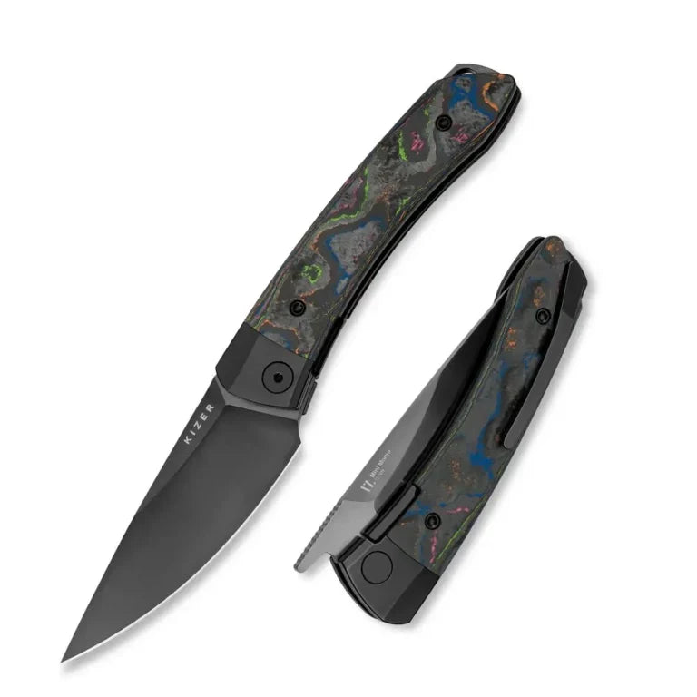 Kizer ~ Mini Momo ~ S35VN/Ti 80's Camo