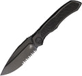 Microtech Anax Framelock: DLC M390/Titanium & Carbon Fiber