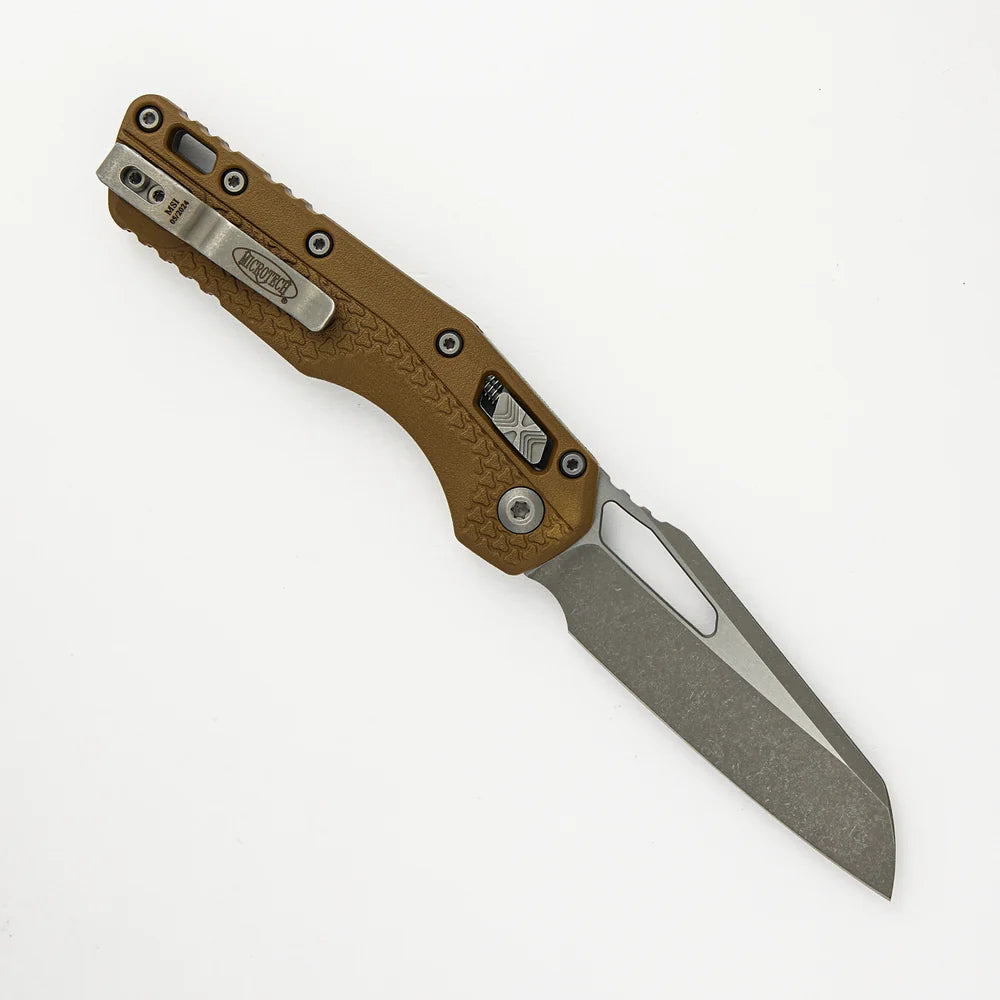 Microtech MSI ~ S/E Tri-Grip Dark Earth ~ M390/Polymer