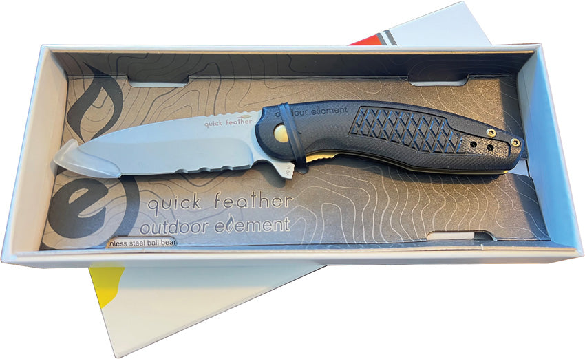 Outdoor Element ~ Quick Feather ~ Linerlock ~ VG-10/G10