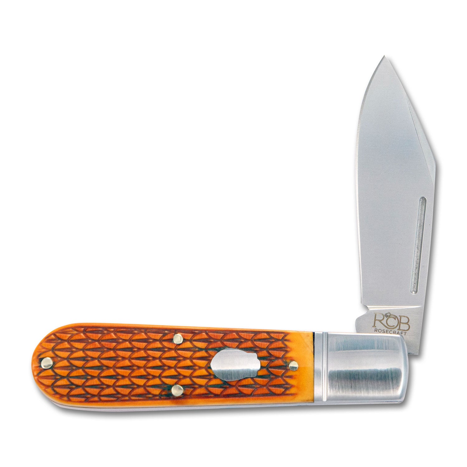RoseCraft Blades ~ Loosahatchie Jack ~ D2 Clip Point Dragon Scales