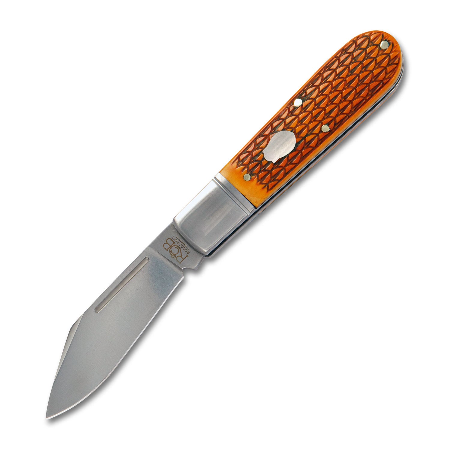 RoseCraft Blades ~ Loosahatchie Jack ~ D2 Clip Point Dragon Scales